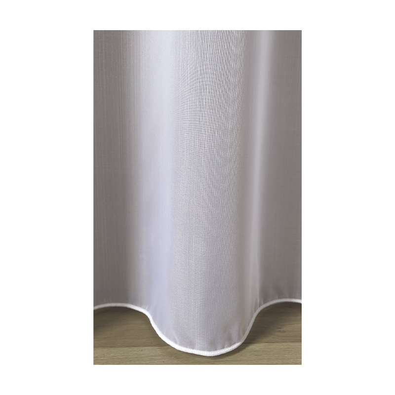 Fancy sheer curtain Felix White and IvoryLead band RideauxVoilages